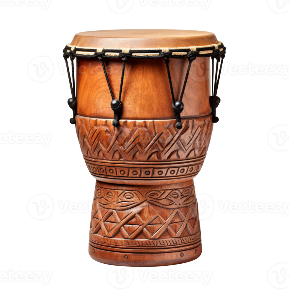 Djembe drum isolated on transparent background png