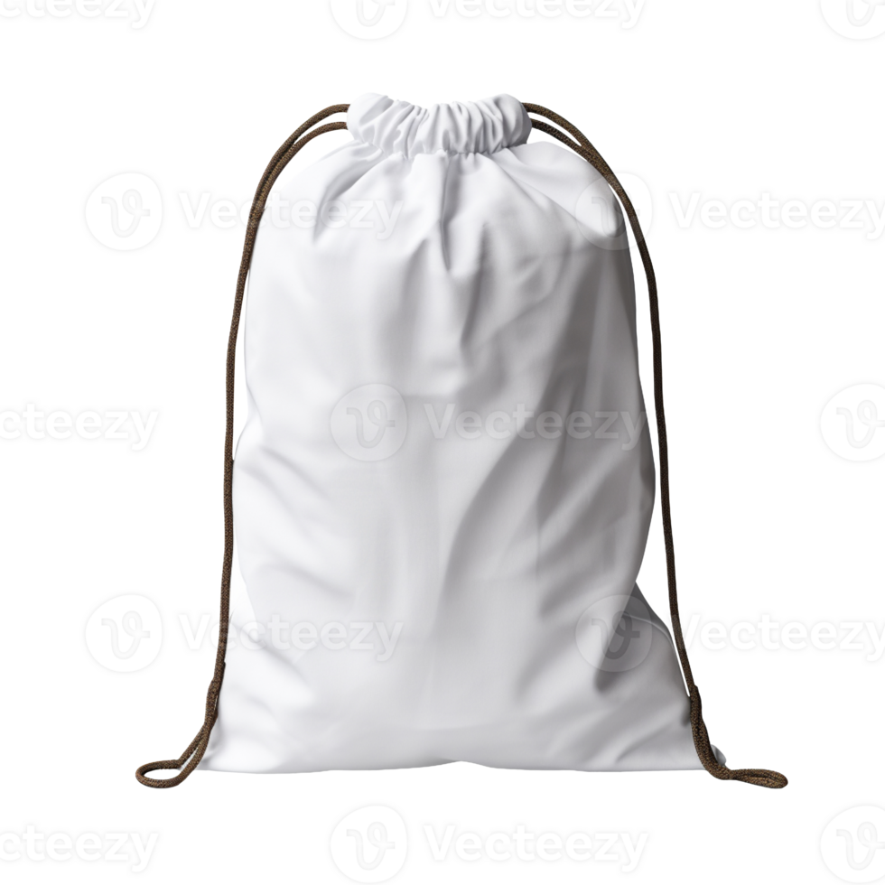 drawstring pack isolated on transparent background png