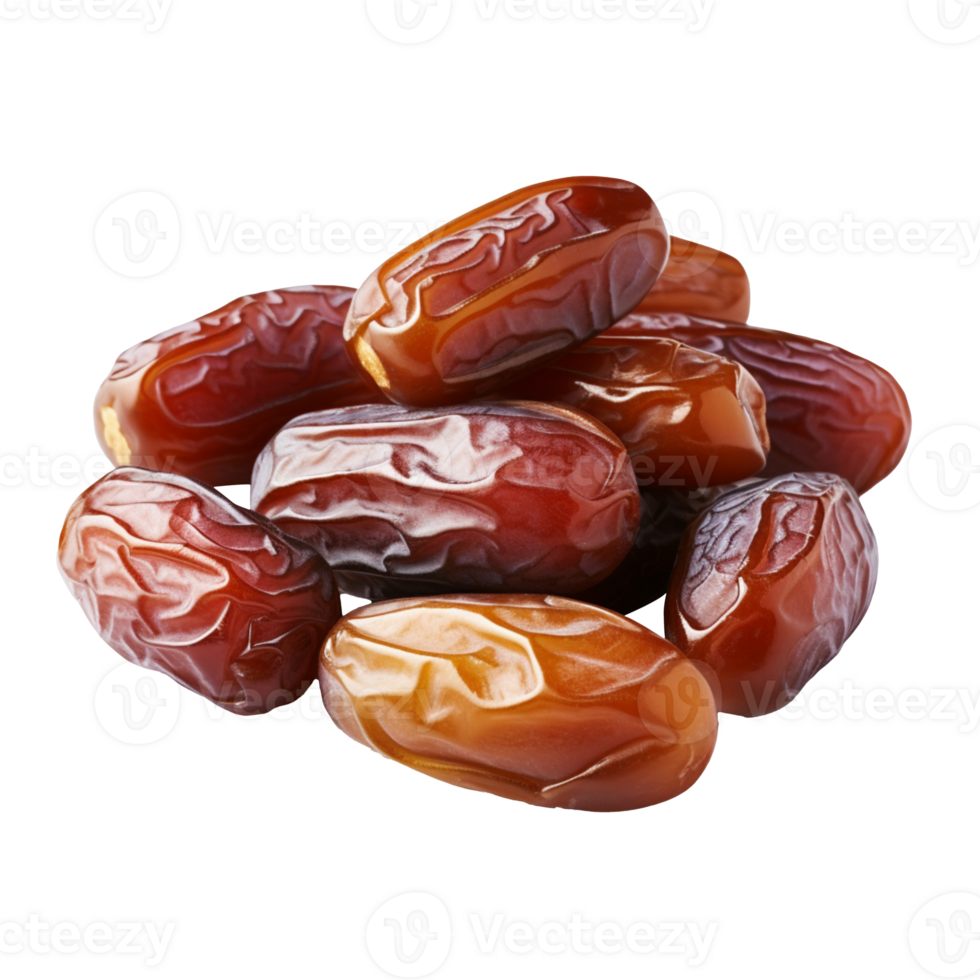 Dry dates isolated on transparent background png
