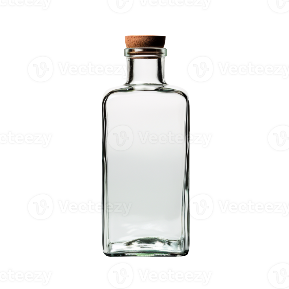 empty bottle isolated on transparent background png
