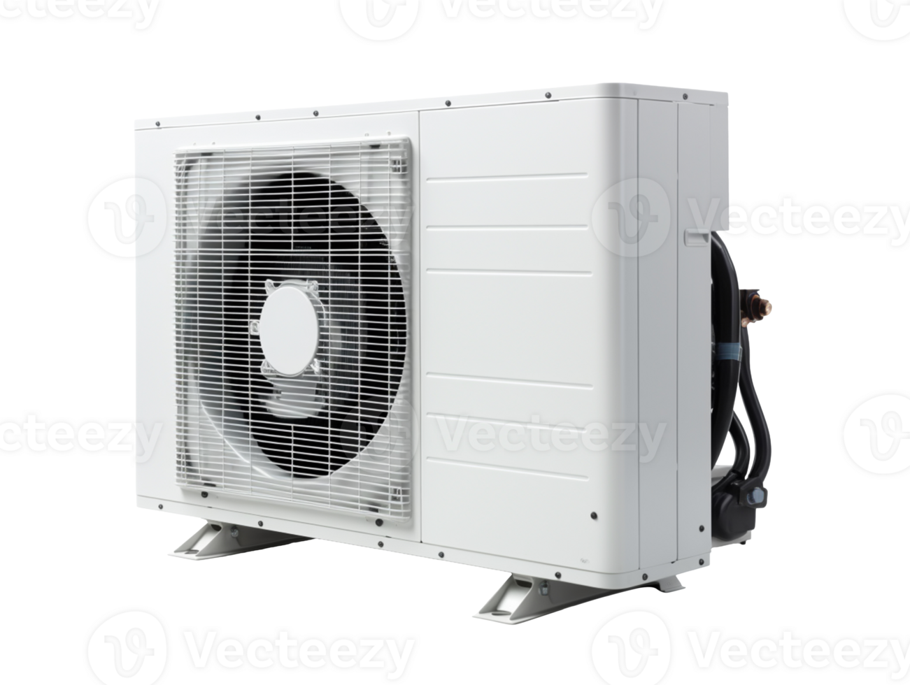 Fabulous White Heat Pump isolated on transparent background png