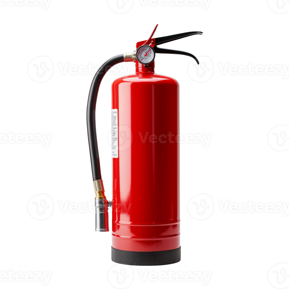 Fire extinguisher isolated on transparent background png