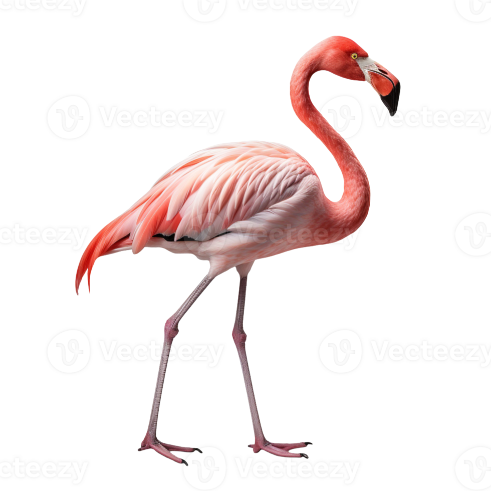 Flamingo isolated on transparent background png