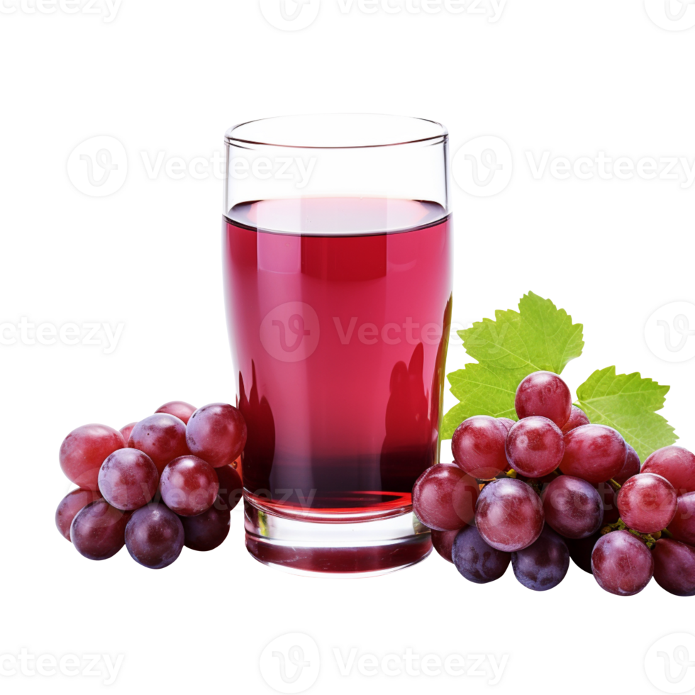 glass of grape juice isolated on transparent background png