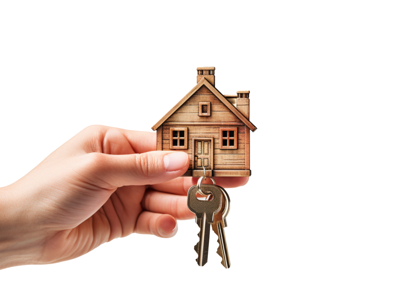 Hand giving house keys isolated on transparent background 46828980 PNG