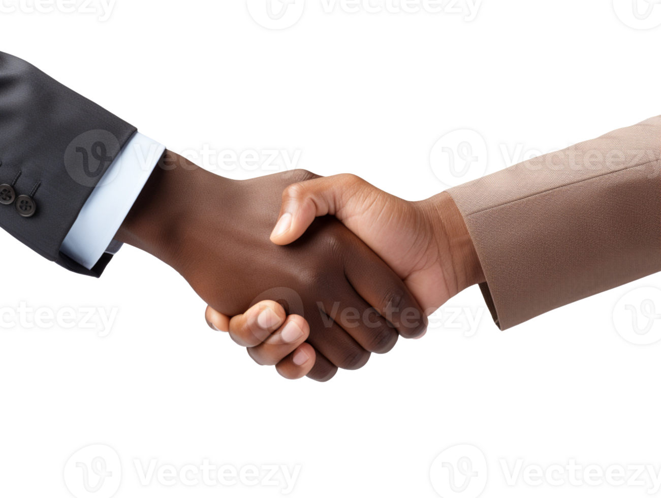 Handshake isolated on transparent background png