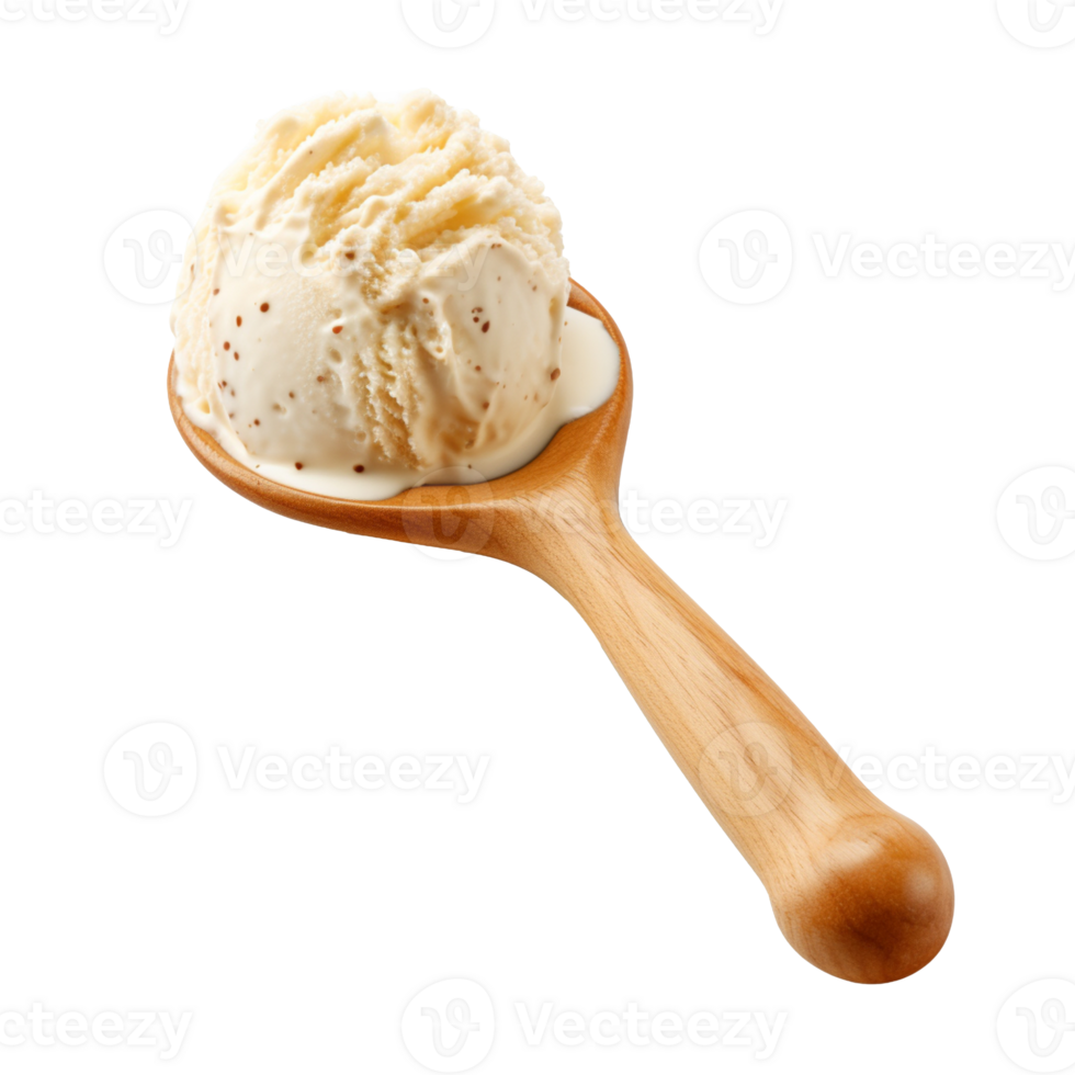 Ice cream scoop isolated on transparent background png