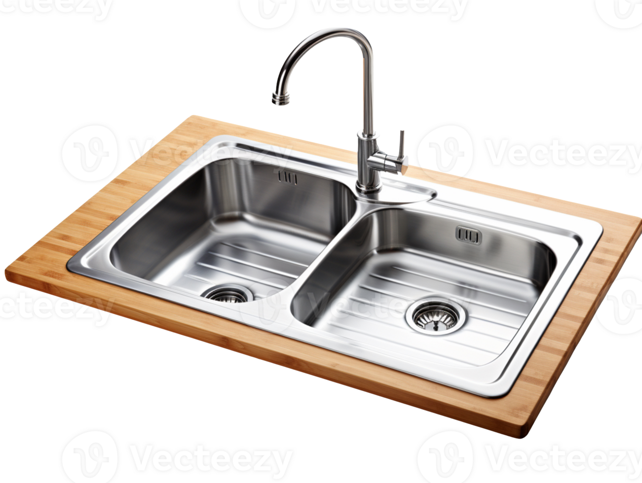 Kitchen sink isolated on transparent background png
