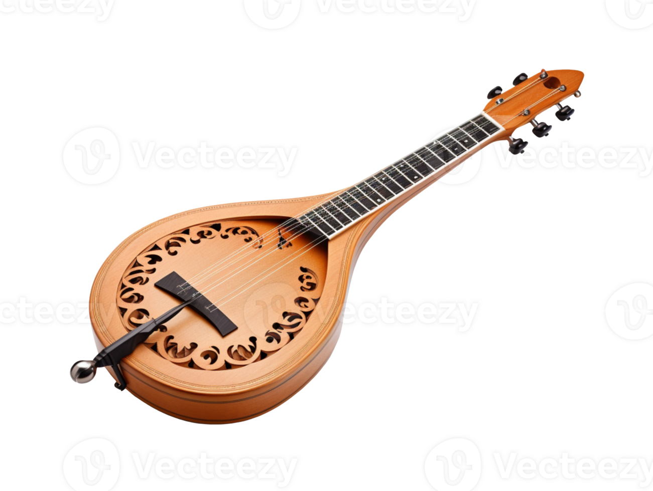 Large Mandolin isolated on transparent background png