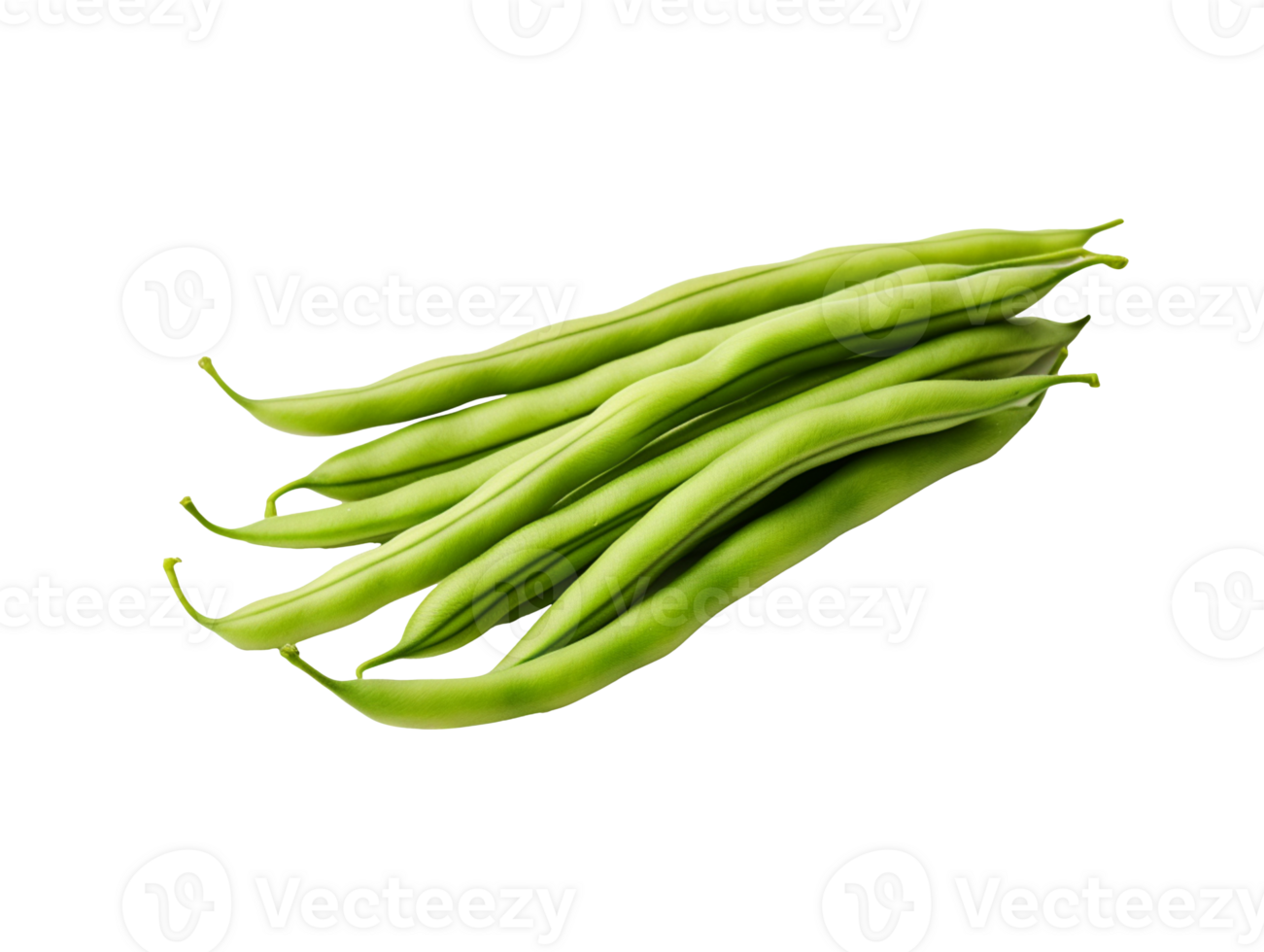 Long bean isolated on transparent background png
