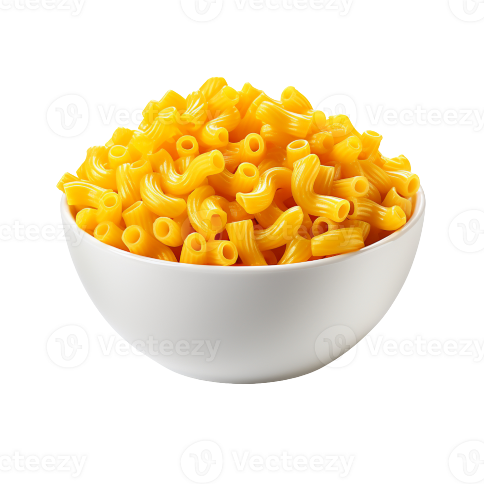 Macaroni isolated on transparent background png