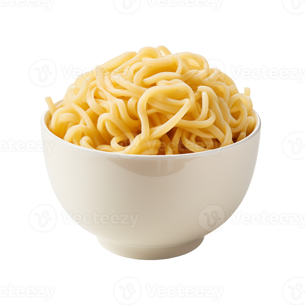Noodles in a cup isolated on transparent background png