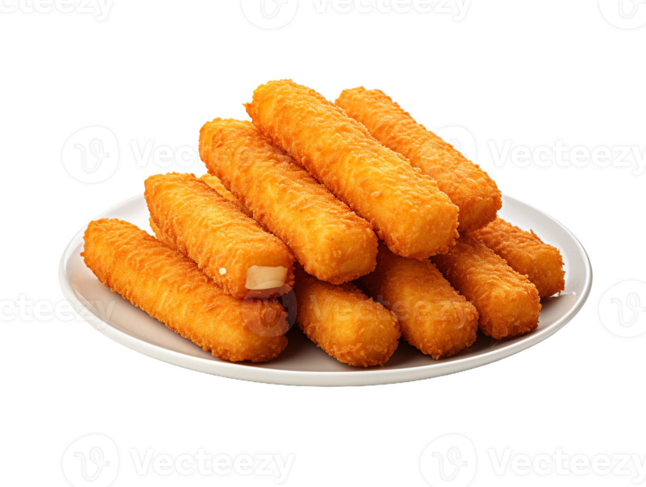 Mozzarella Sticks isolated on transparent background png