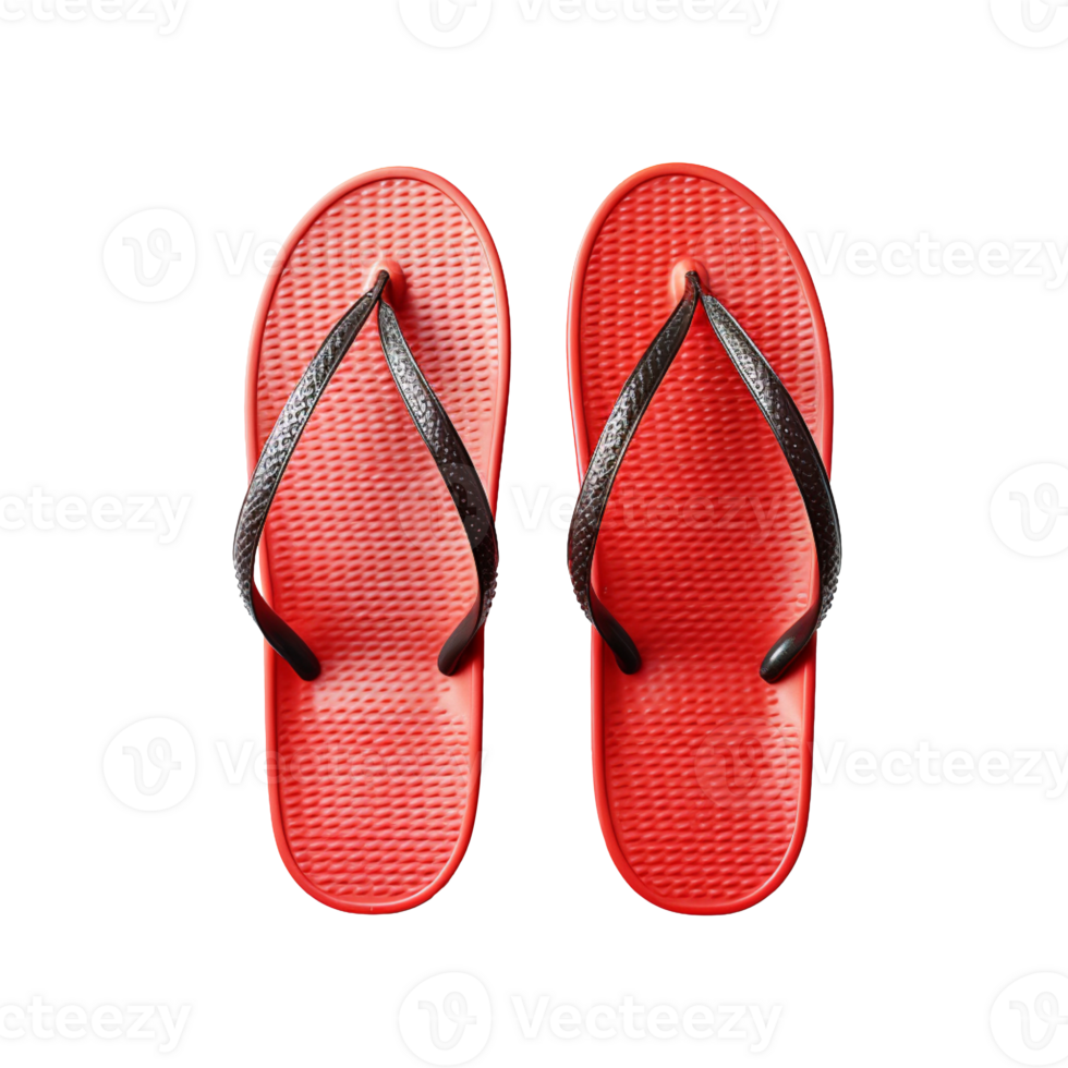 pair of flip flops isolated on transparent background png