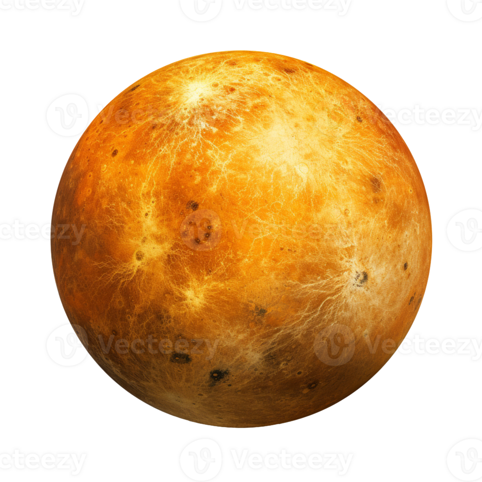 Planet Mercury isolated on transparent background png
