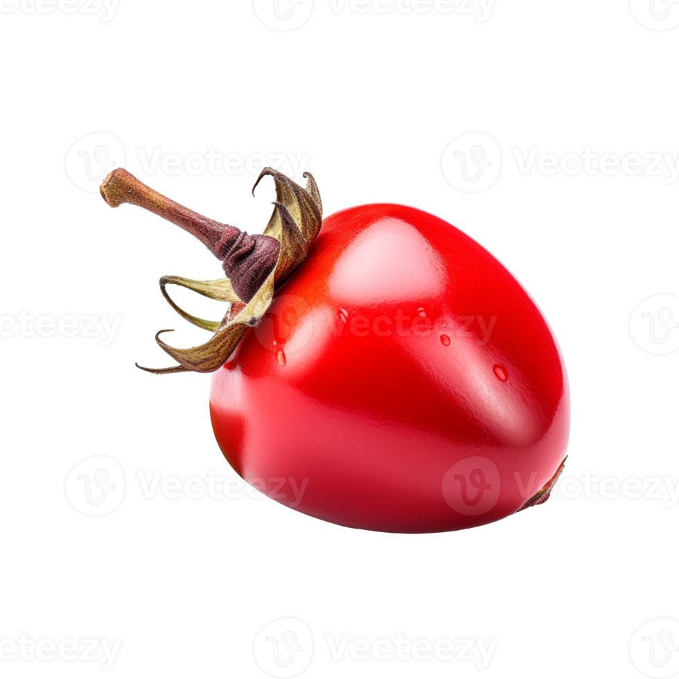 red rosehip isolated on transparent background png