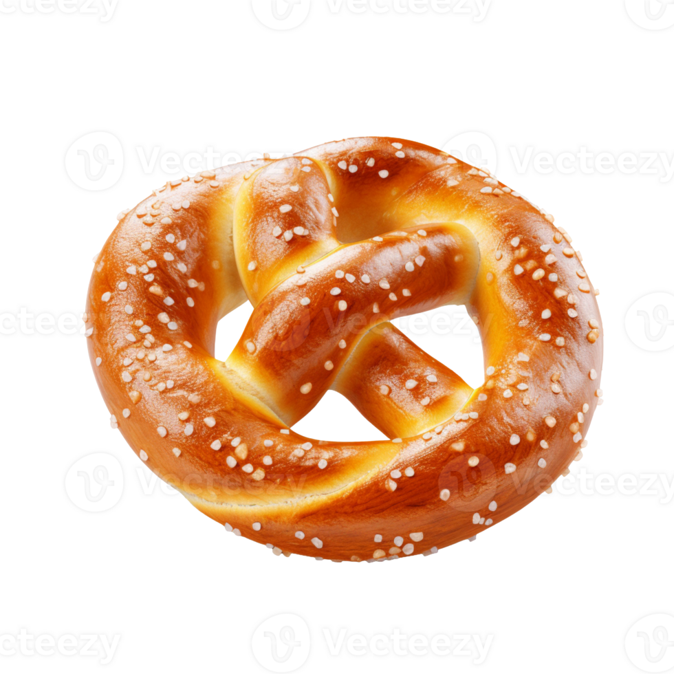 Pretzel isolated on transparent background png