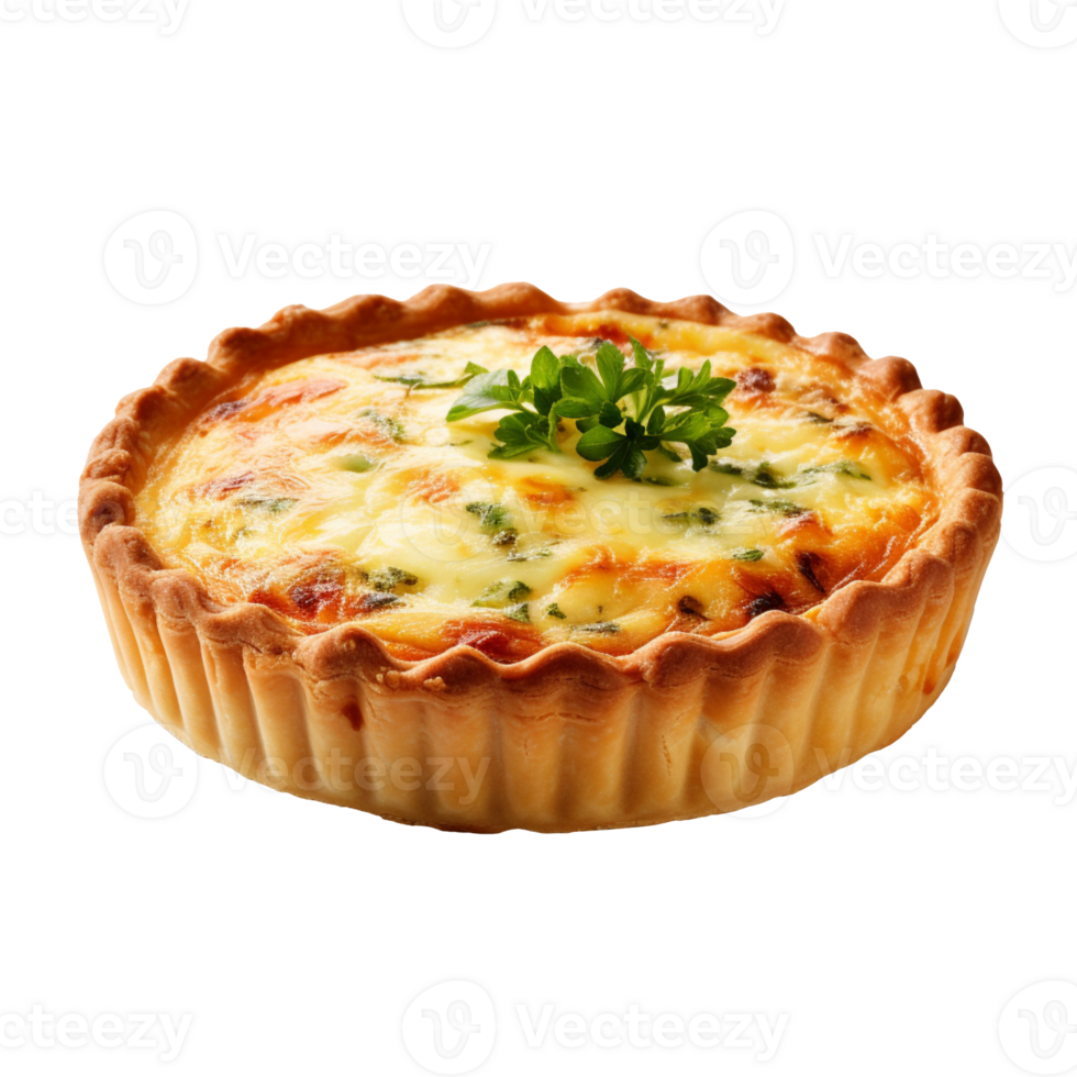 Quiche isolated on transparent background png