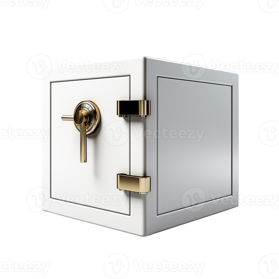 Safe box isolated on transparent background png