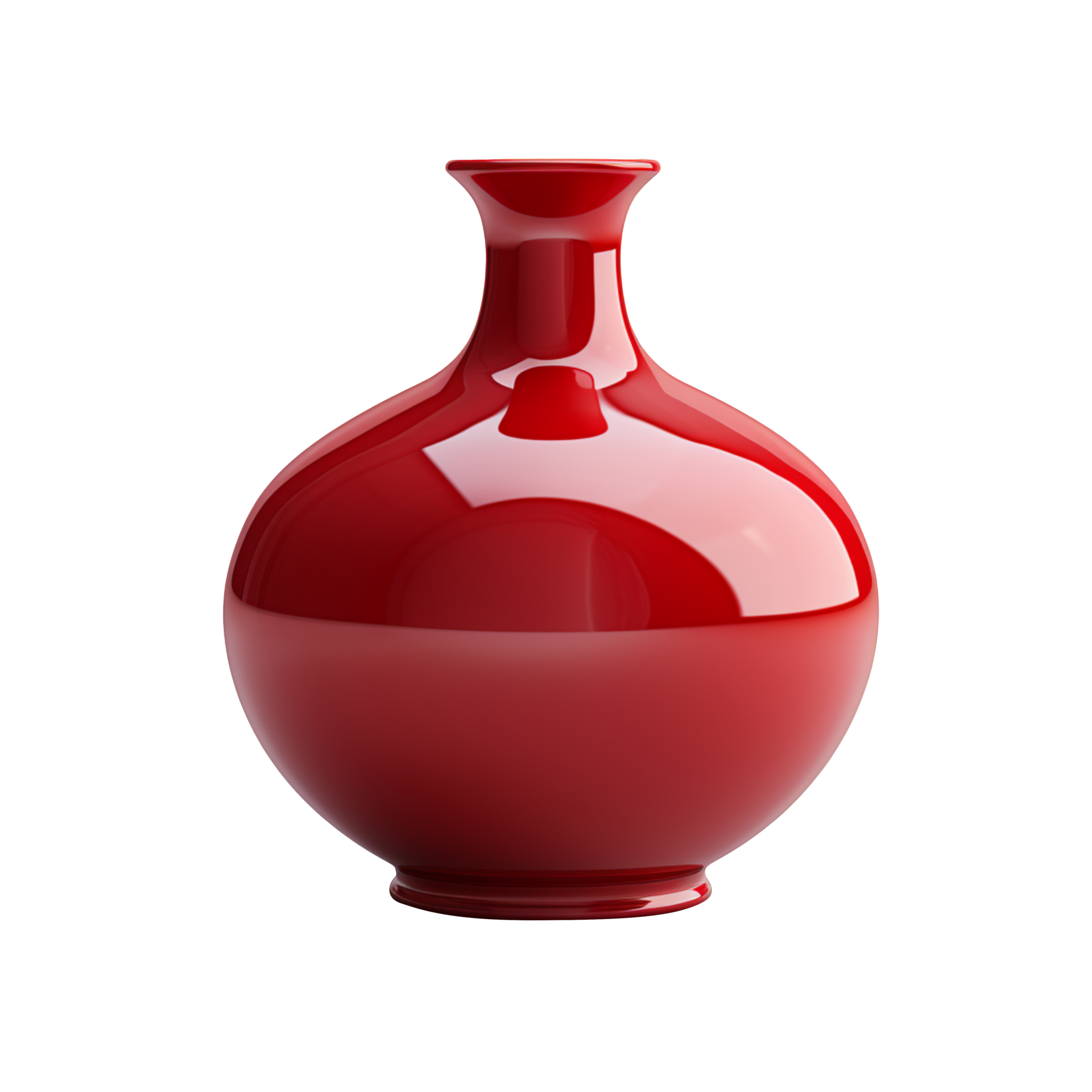 red vase isolated on transparent background 46829686 PNG
