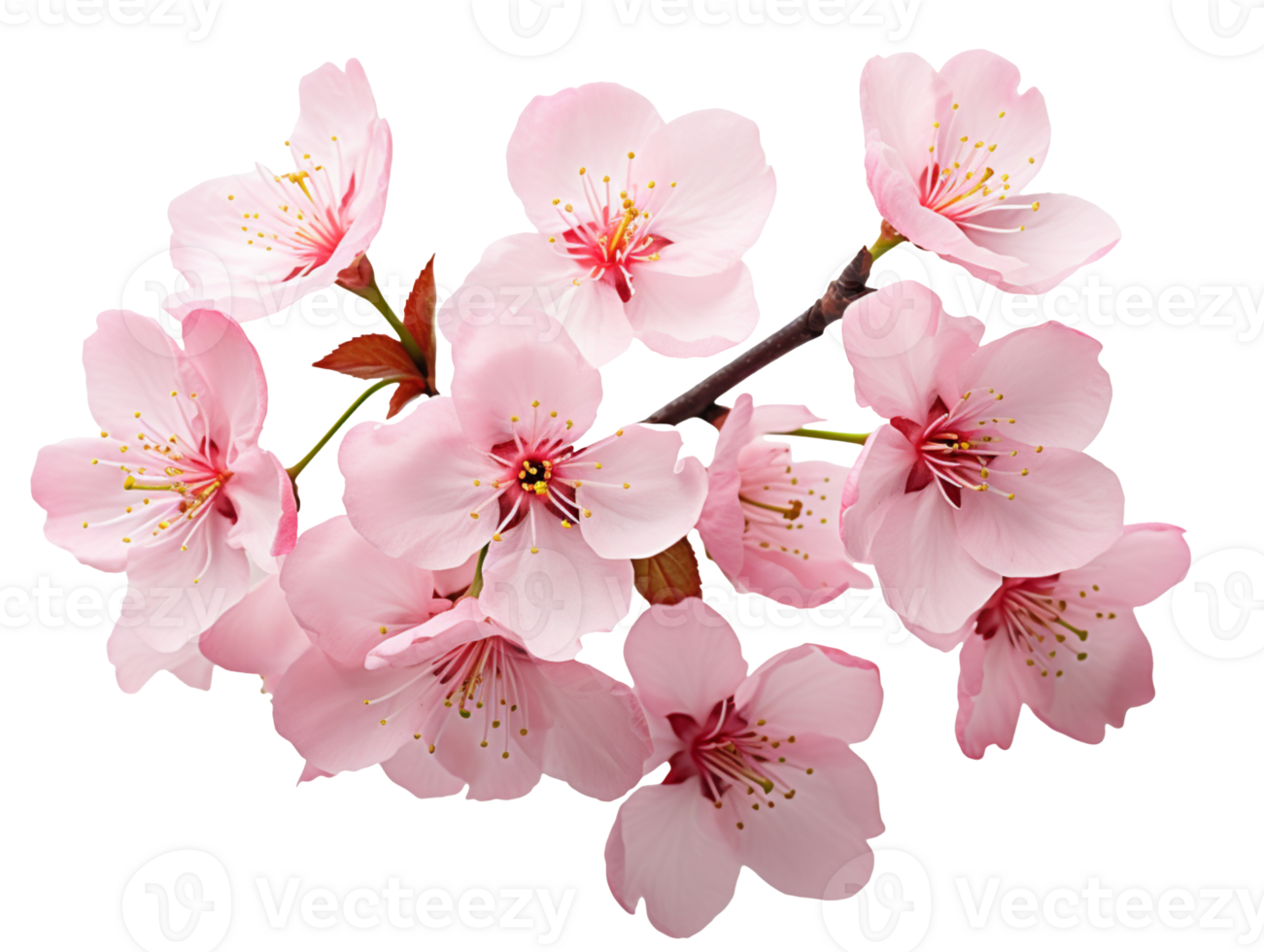 Sakura Flower isolated on transparent background png