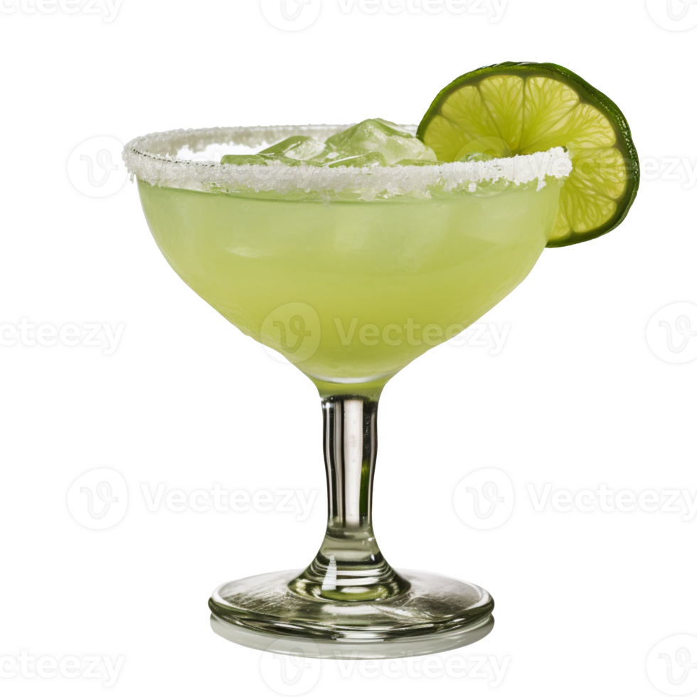 Refreshing Margarita isolated on transparent background png