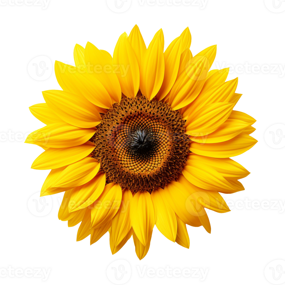 sunflower isolated on transparent background png