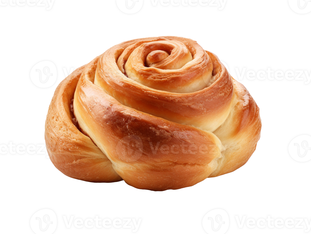 sweet bun isolated on transparent background png
