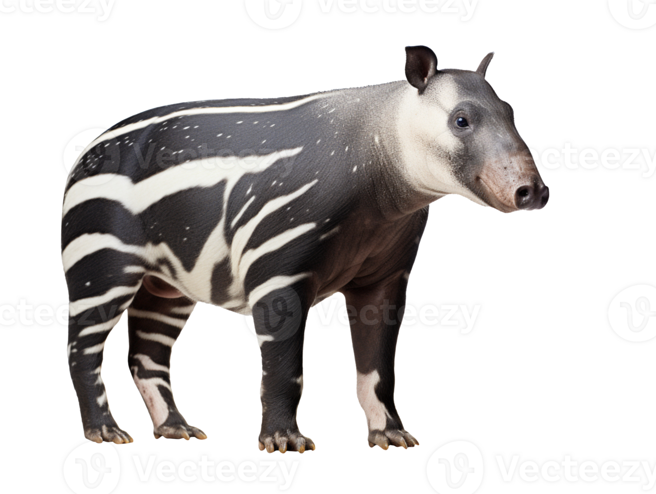 Tapir isolated on transparent background png