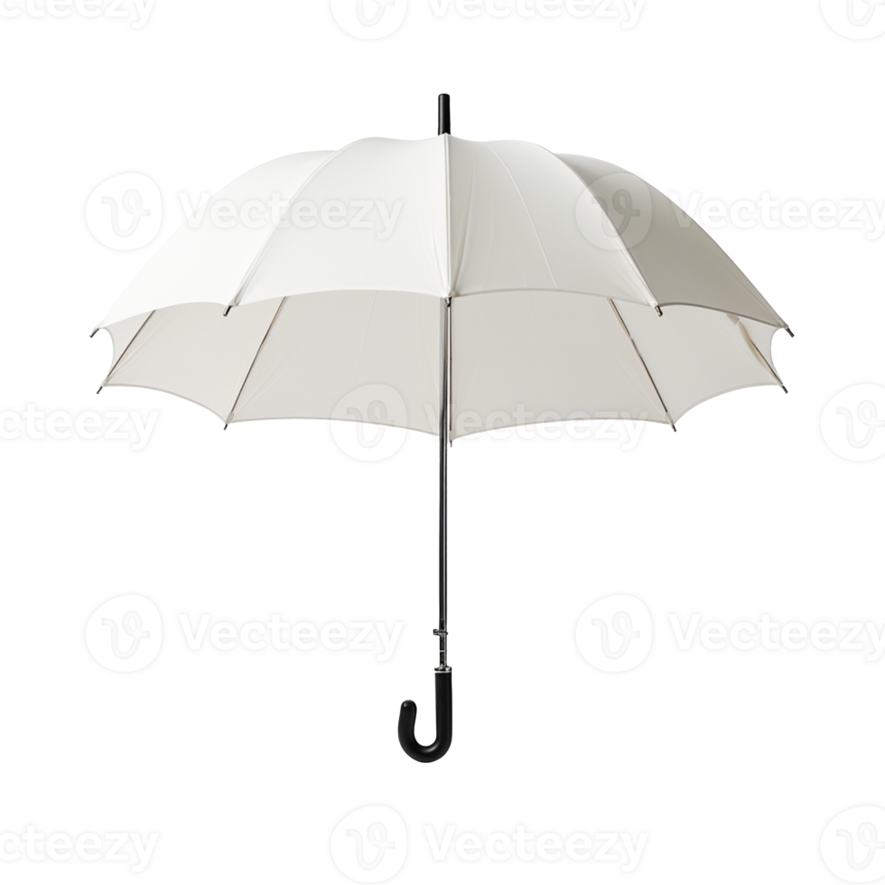 White Umbrella isolated on transparent background png