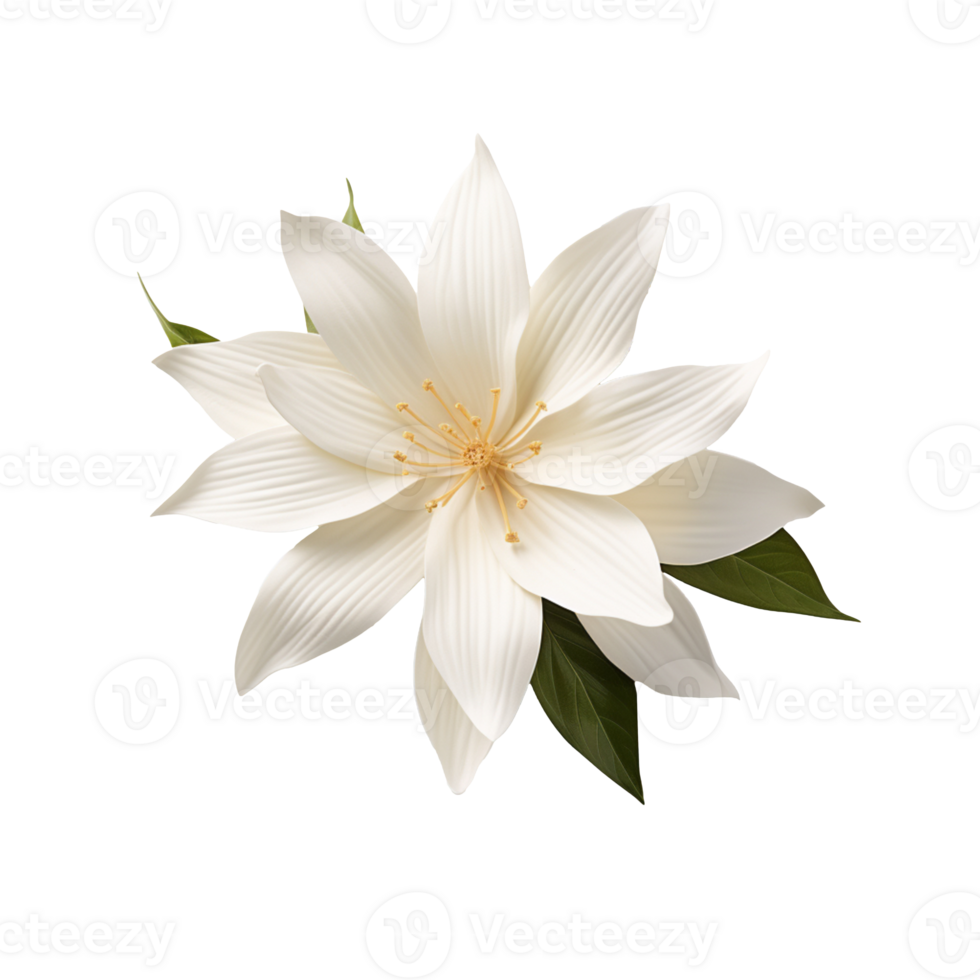 Vanilla flower isolated on transparent background png