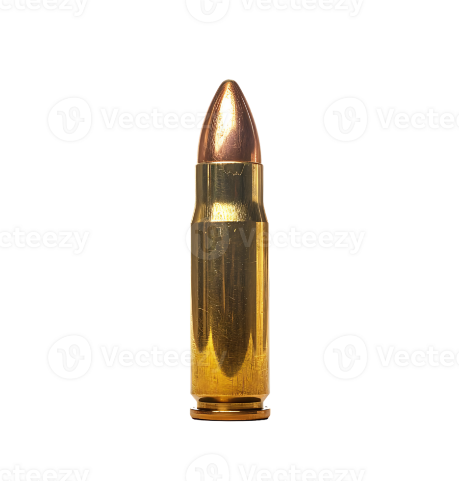 gun bullet on transparent isolated background png