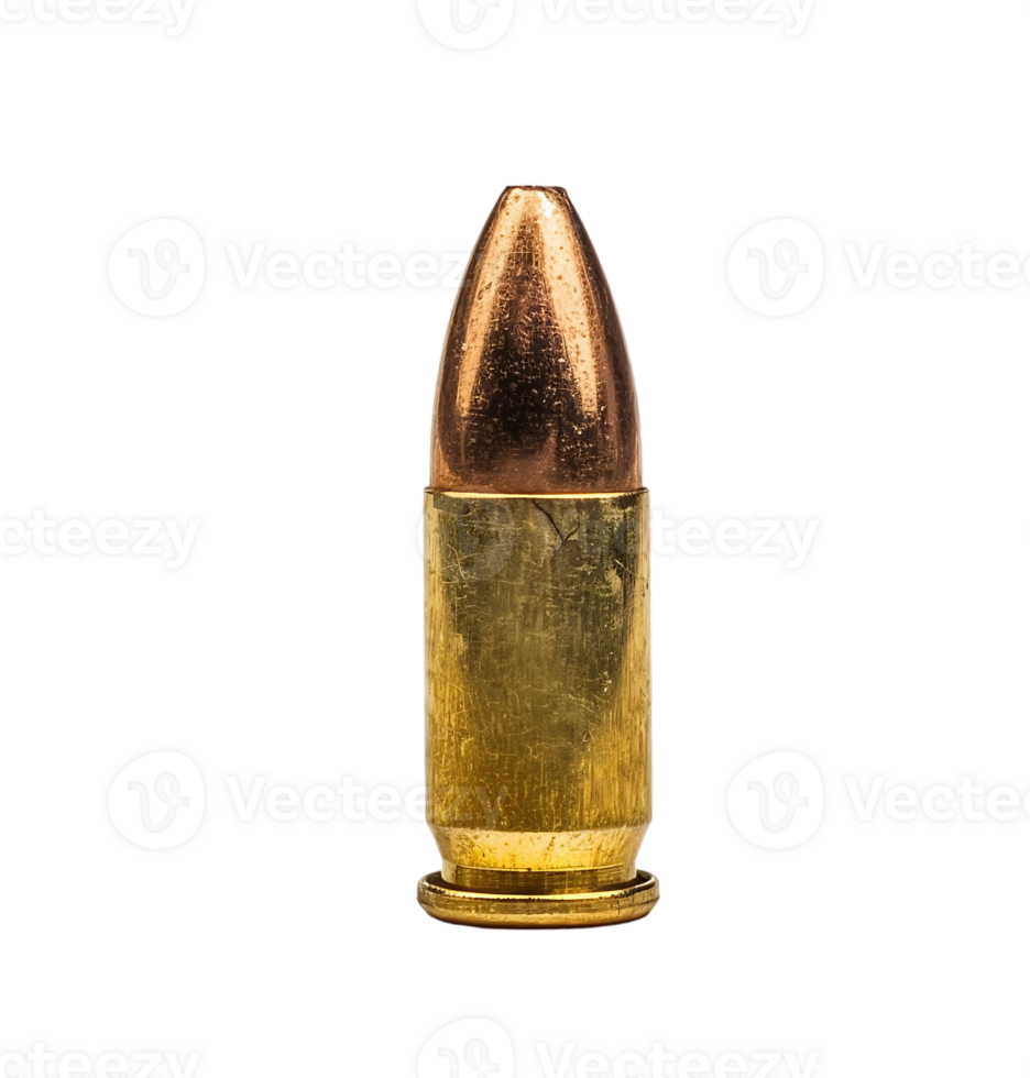 gun bullet on transparent isolated background png