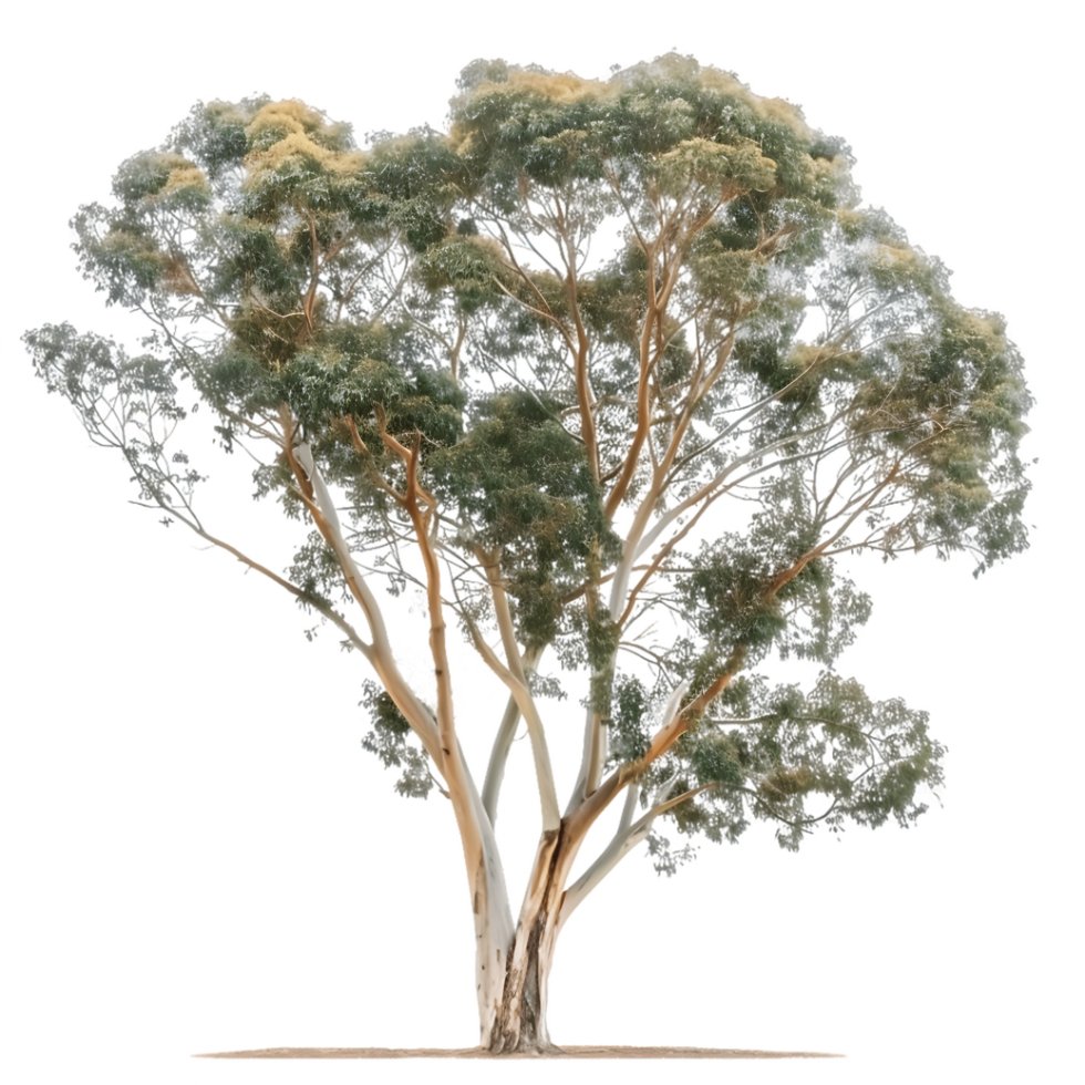 Eucalyptus Ovata Tree with Clear Background png