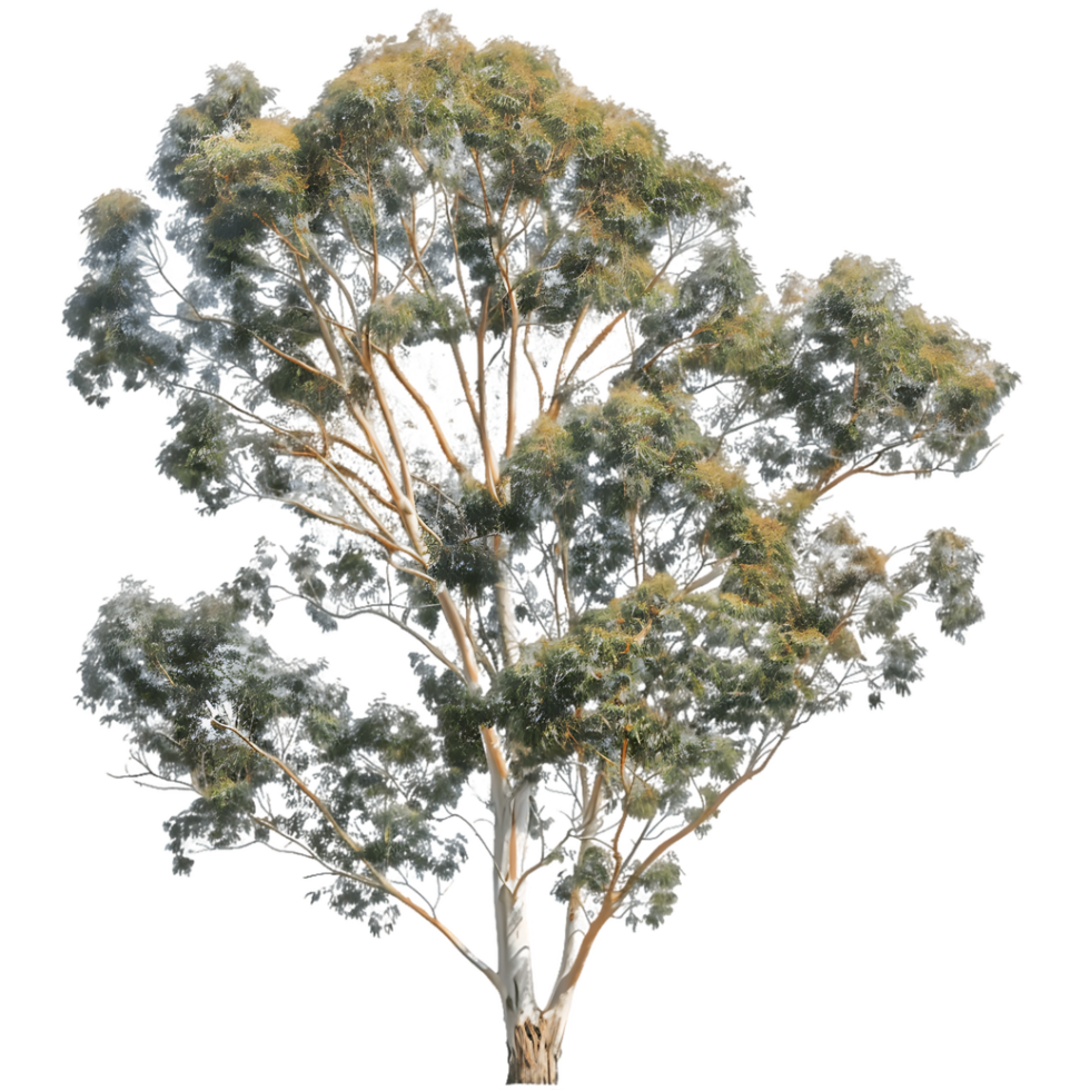 Eucalyptus Ovata Isolated on Clear Background png