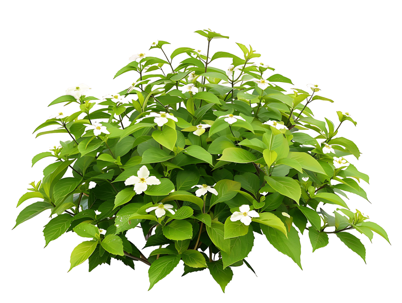 Cornus Canadensis on Transparent Background png