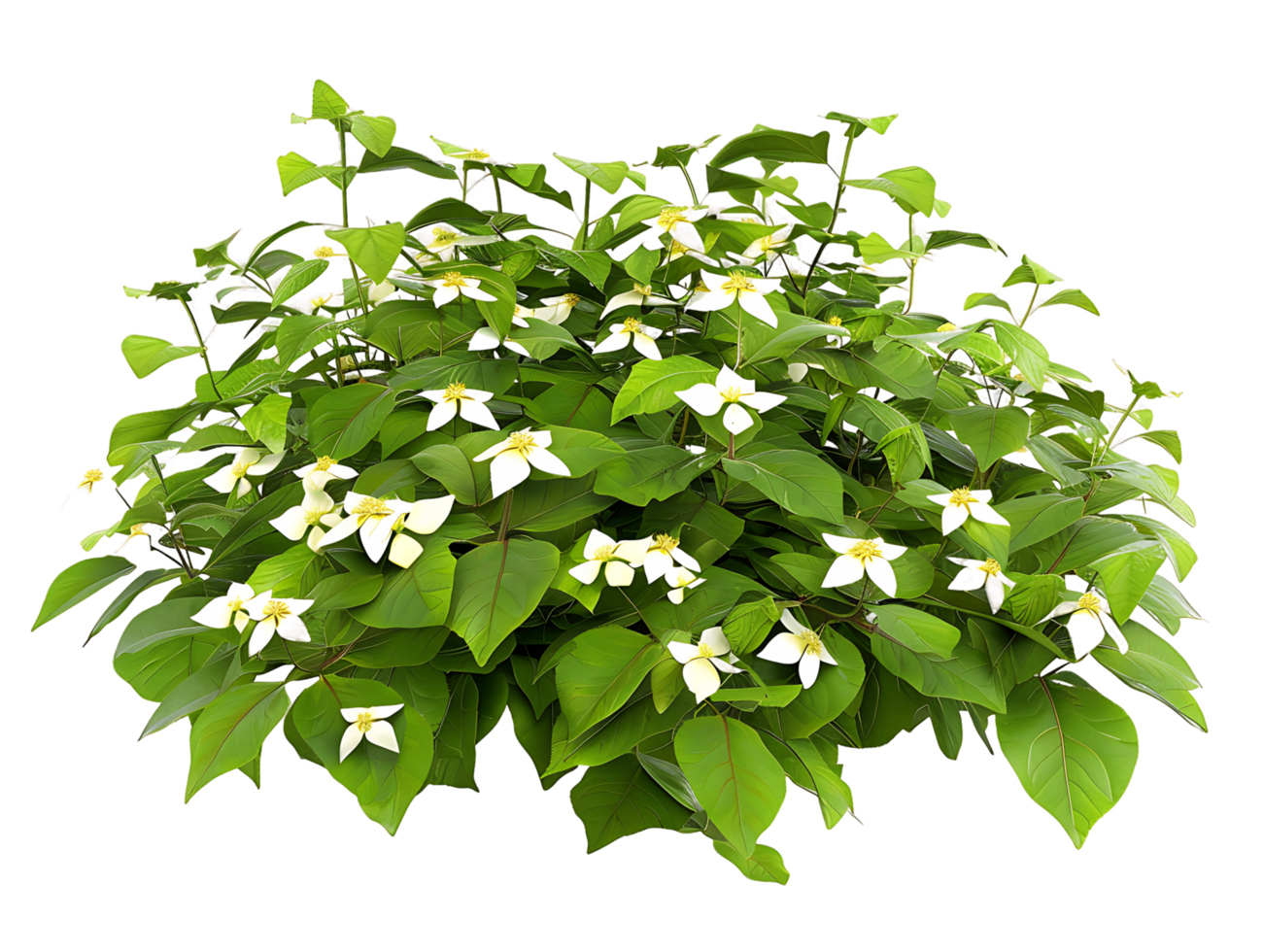 Cornus Canadensis Isolated on Transparent png