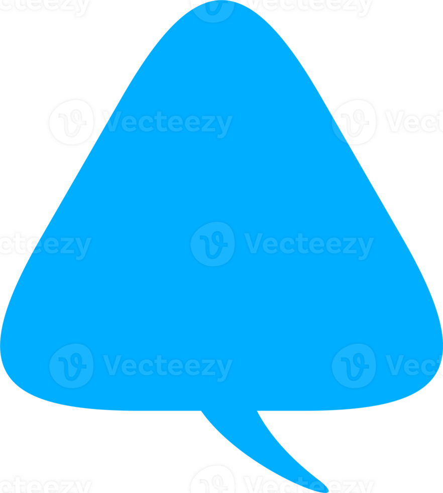 Text talk balloon. Speech bubble cloud for dialog. Comic cloud box for message. Frame shape for comment. Triangle png