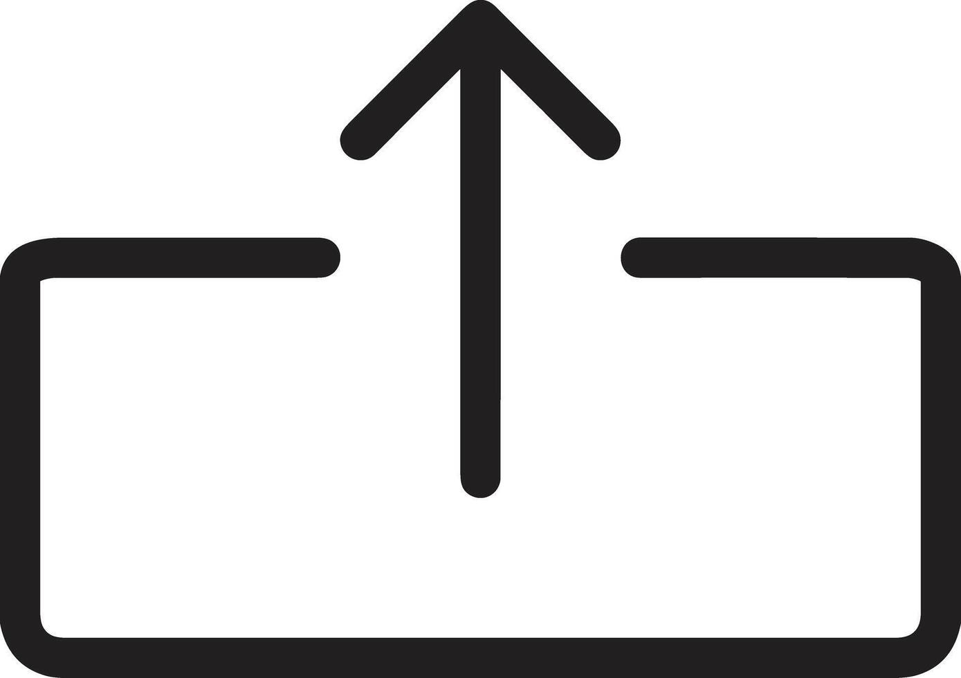 Upload icon symbol image vector