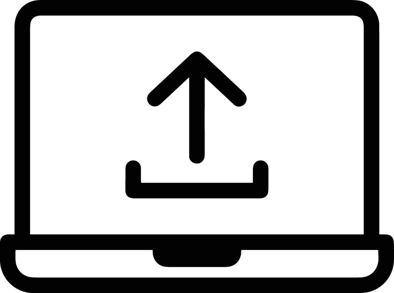 Upload icon symbol image vector