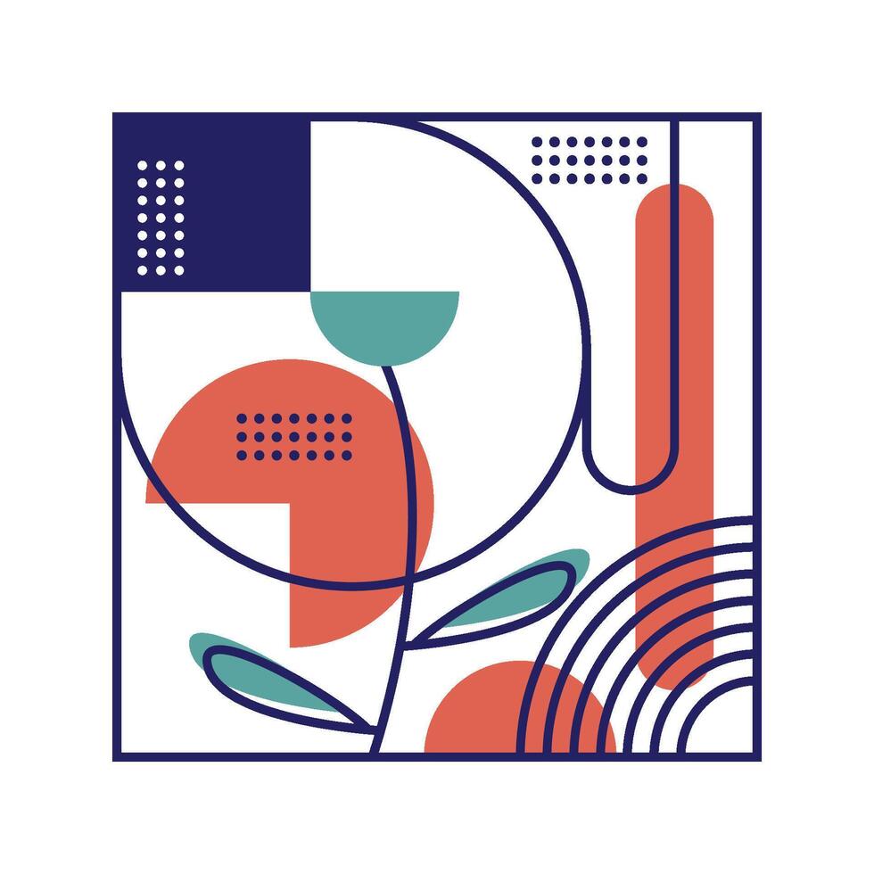 THE THERAPEUTIC POWER OF BOHEMIAN GEOMETRIC ILLUSTRATIONS vector