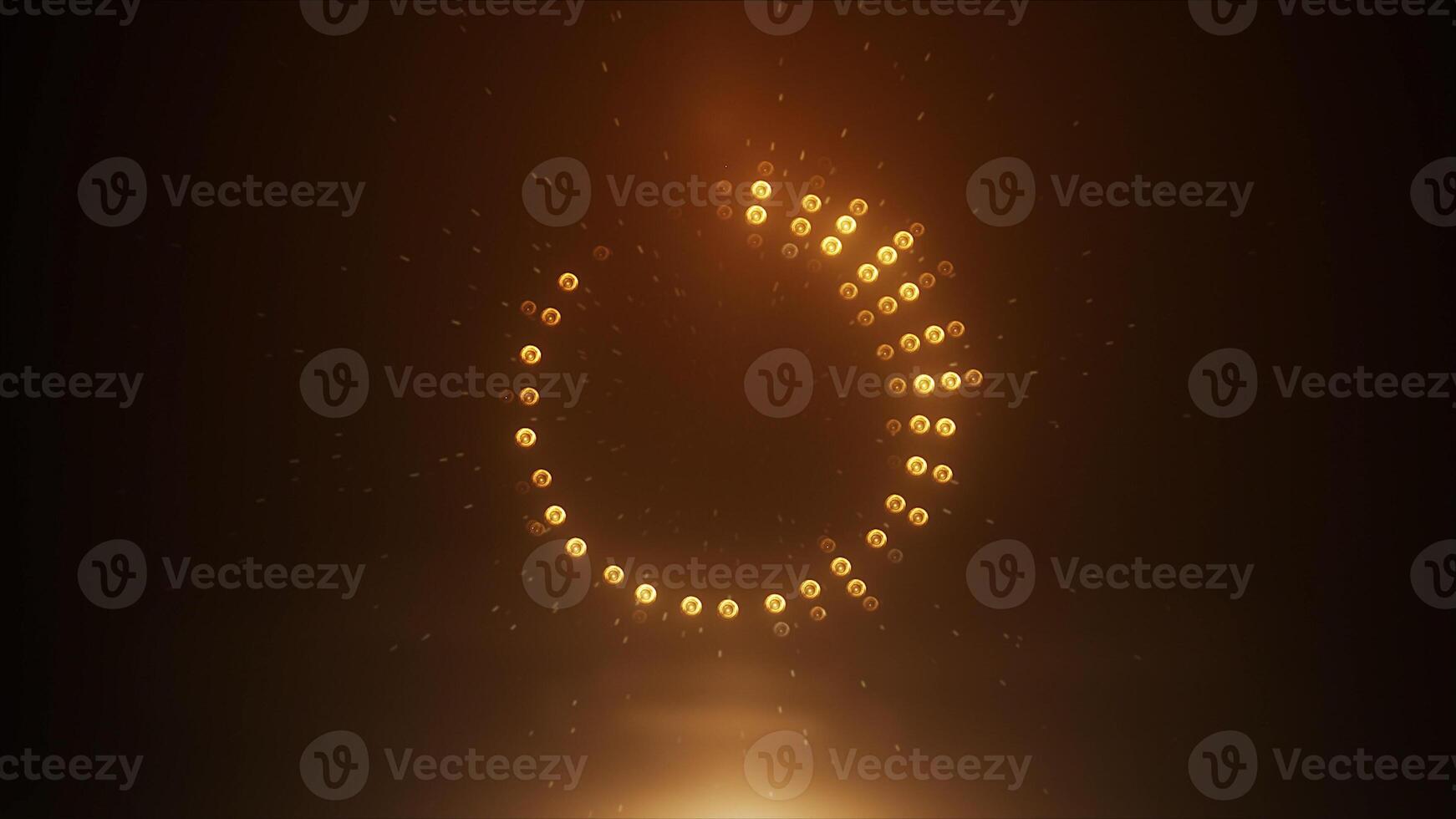 3d render gold dj high-tech Led Equalizer photo