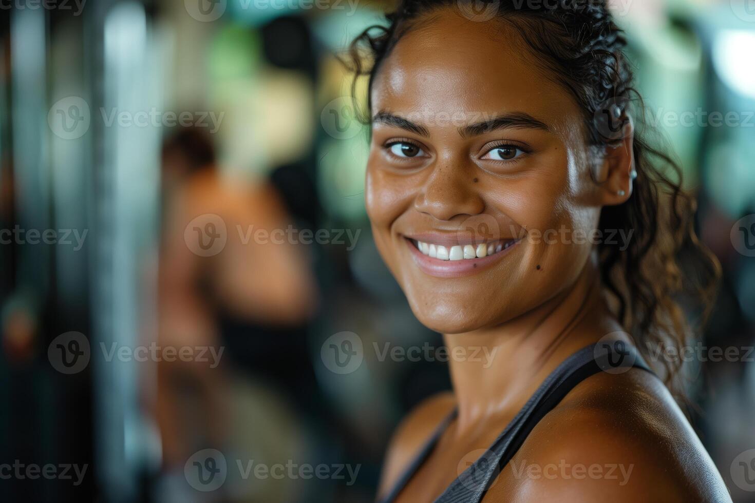 Fitness Enthusiast With a Radiant Smile photo