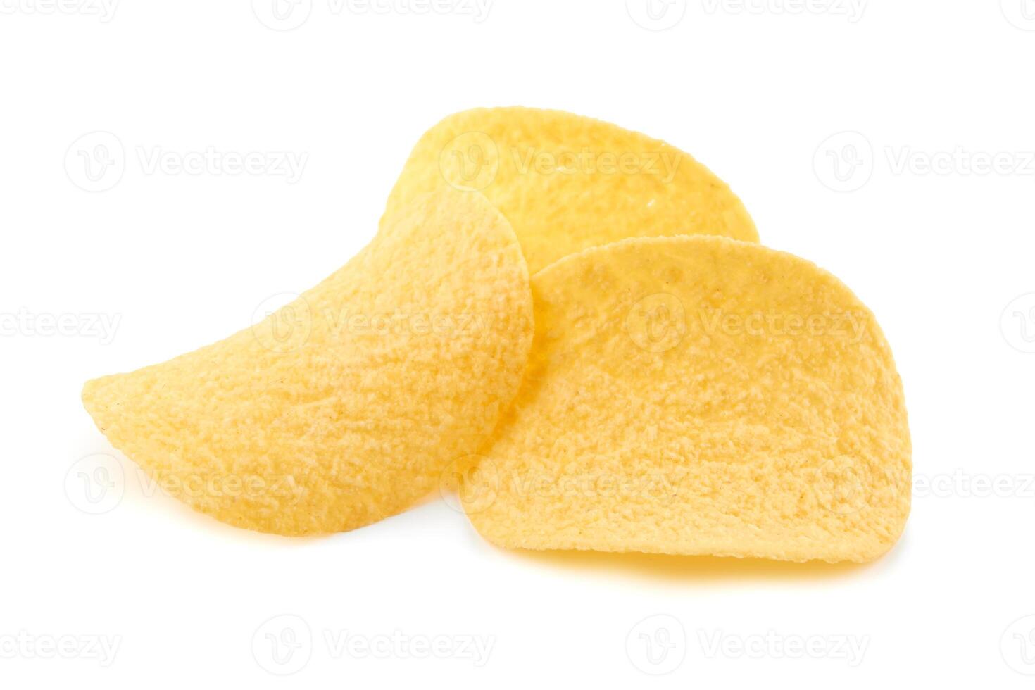 Potato chips isolated photo