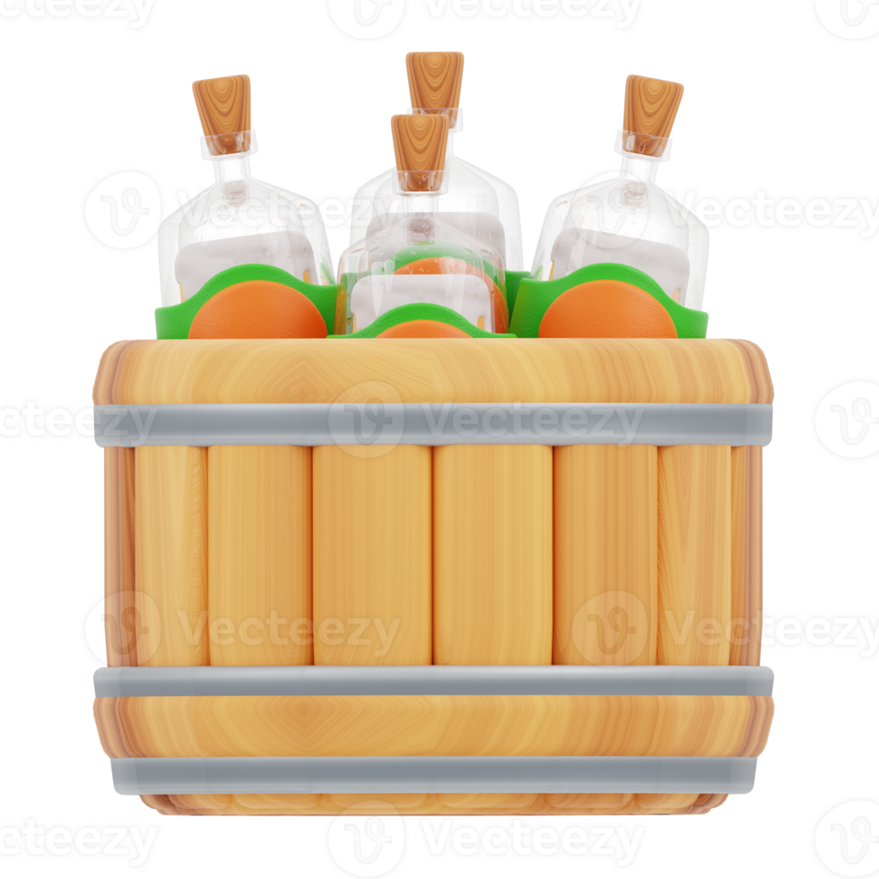3d illustration of beer can and beer glass png