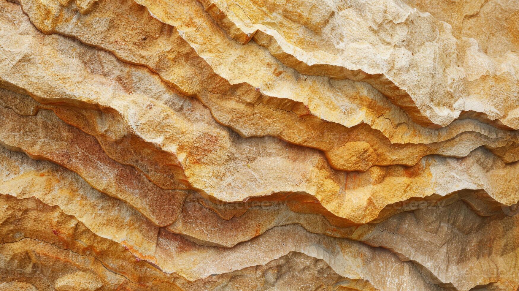 A close up of a rock wall with a texture resembling a mountain photo