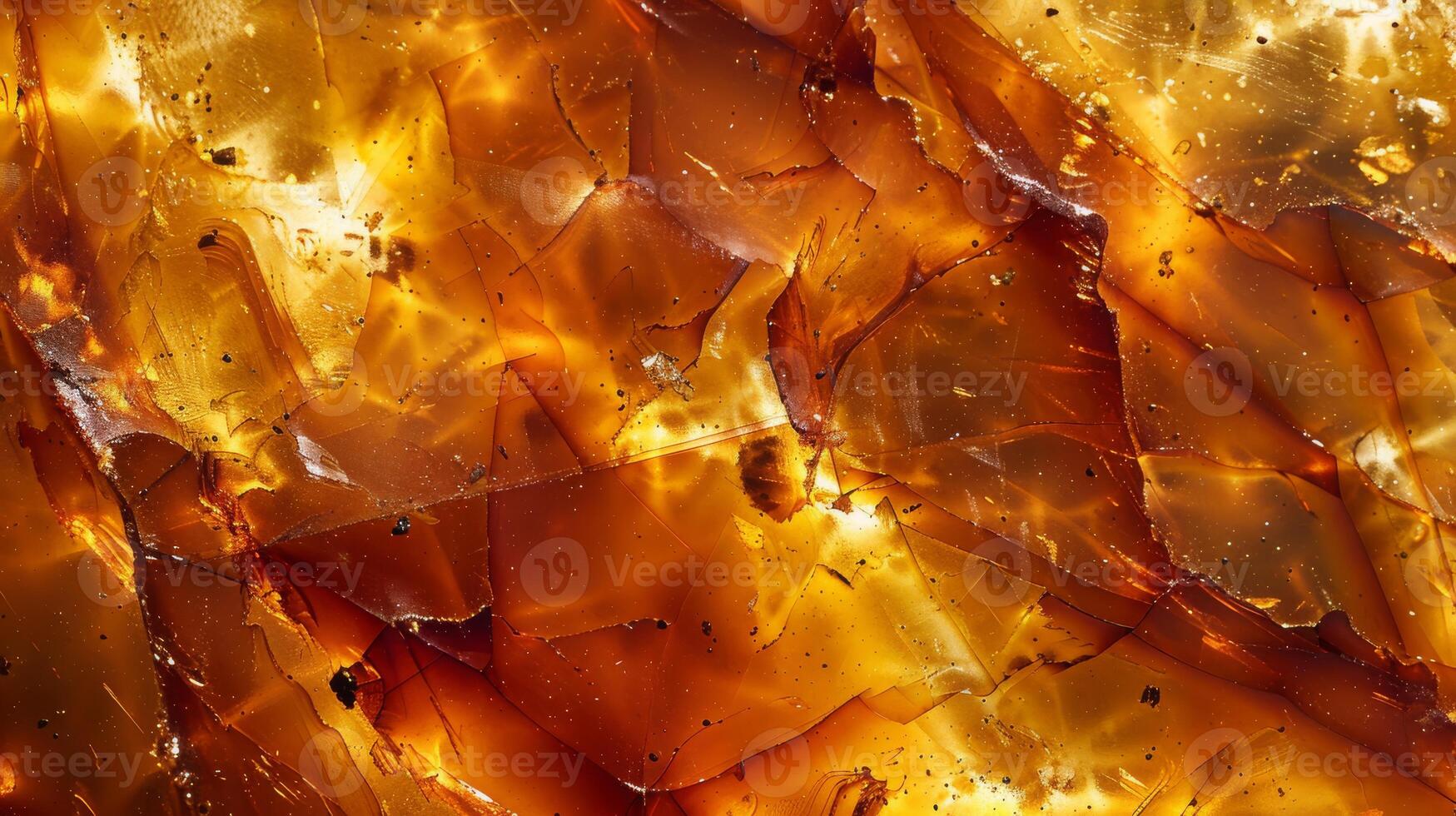 High-Resolution Texture of Polished Amber Crystal Surface for Background Use in Design and Art Projects photo