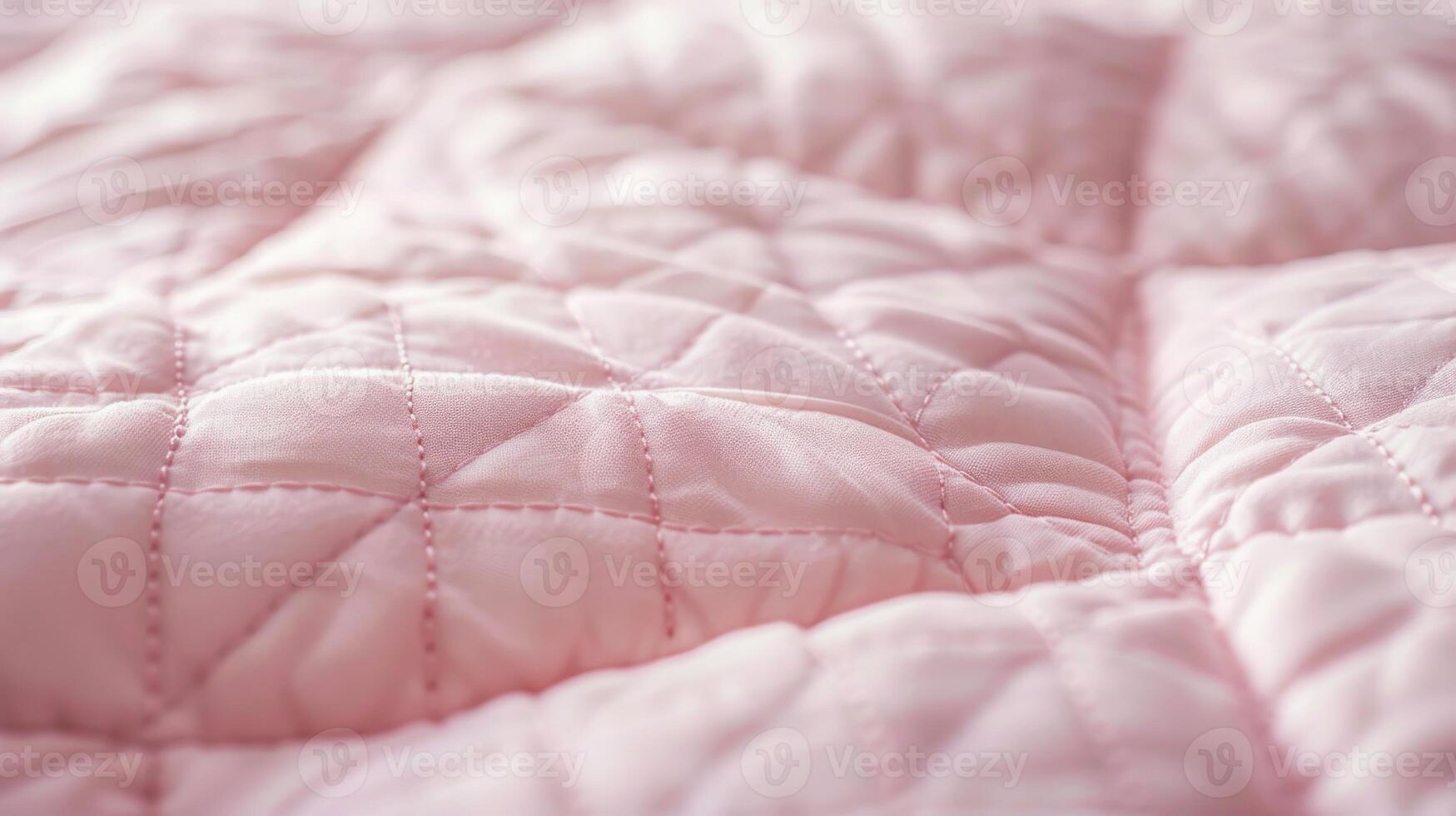 Soft Pink Quilted Fabric Texture Close-Up for Design, Poster, Card, or Print photo