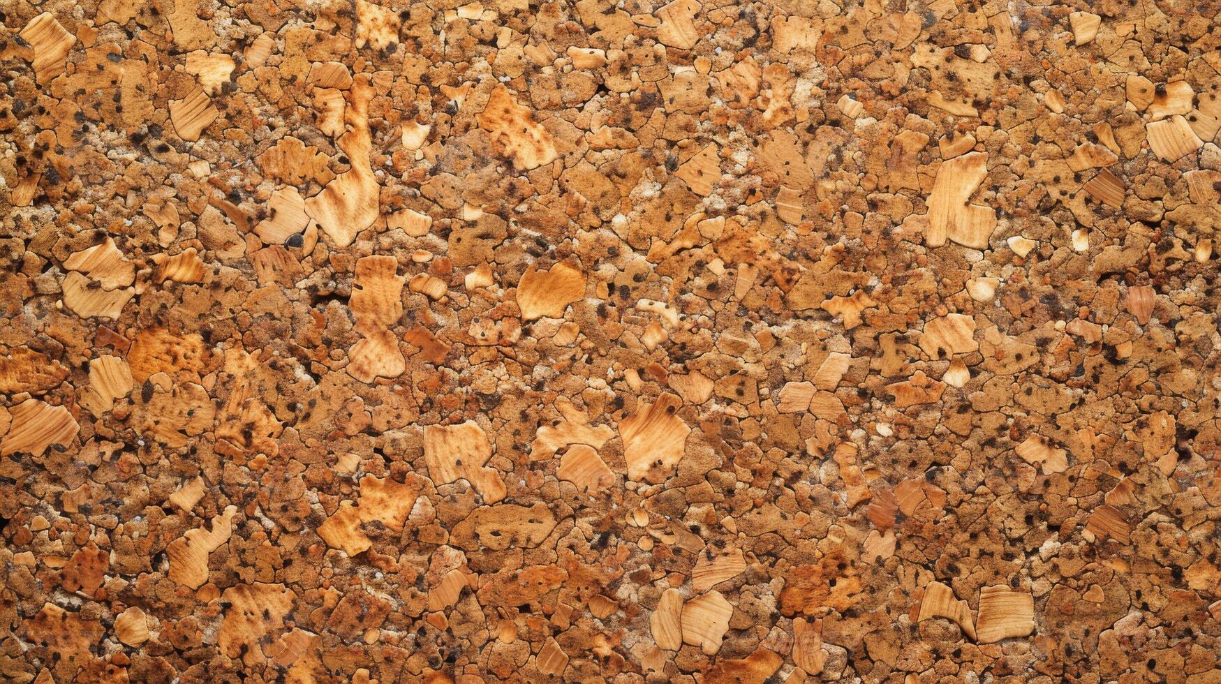 A closeup look at a part of a brown corkboard surface photo