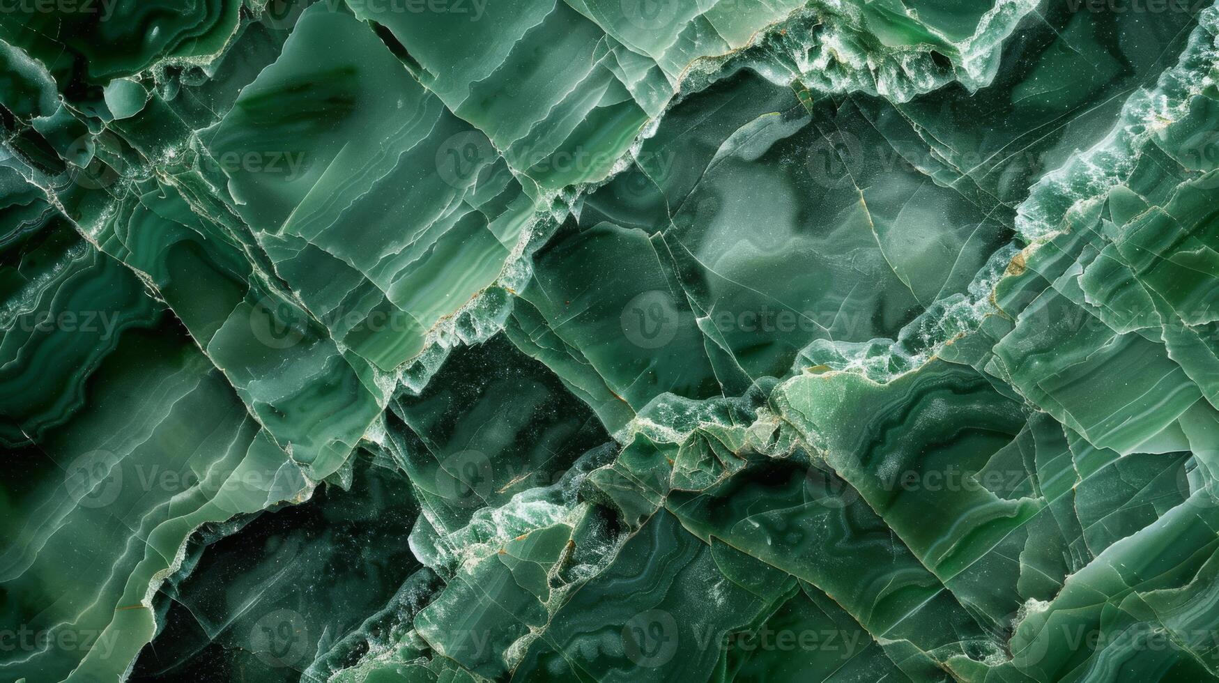A detailed view of a textured green marble surface photo